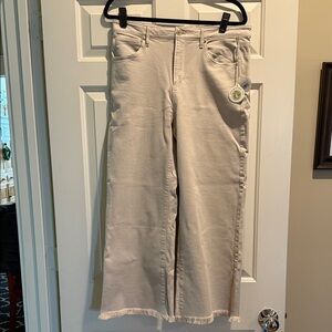 Spartina 449 Cream Wide-Leg Jeans